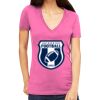 Tultex 214 - Ladies' Slim Fit Fine Jersey V-Neck Thumbnail