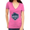 Tultex 214 - Ladies' Slim Fit Fine Jersey V-Neck Thumbnail