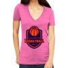 Tultex 214 - Ladies' Slim Fit Fine Jersey V-Neck Thumbnail