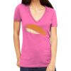 Tultex 214 - Ladies' Slim Fit Fine Jersey V-Neck Thumbnail