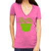 Tultex 214 - Ladies' Slim Fit Fine Jersey V-Neck Thumbnail