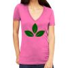 Tultex 214 - Ladies' Slim Fit Fine Jersey V-Neck Thumbnail