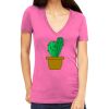 Tultex 214 - Ladies' Slim Fit Fine Jersey V-Neck Thumbnail