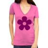 Tultex 214 - Ladies' Slim Fit Fine Jersey V-Neck Thumbnail