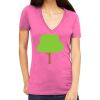 Tultex 214 - Ladies' Slim Fit Fine Jersey V-Neck Thumbnail