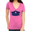 Tultex 214 - Ladies' Slim Fit Fine Jersey V-Neck Thumbnail