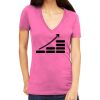 Tultex 214 - Ladies' Slim Fit Fine Jersey V-Neck Thumbnail