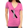 Tultex 214 - Ladies' Slim Fit Fine Jersey V-Neck Thumbnail